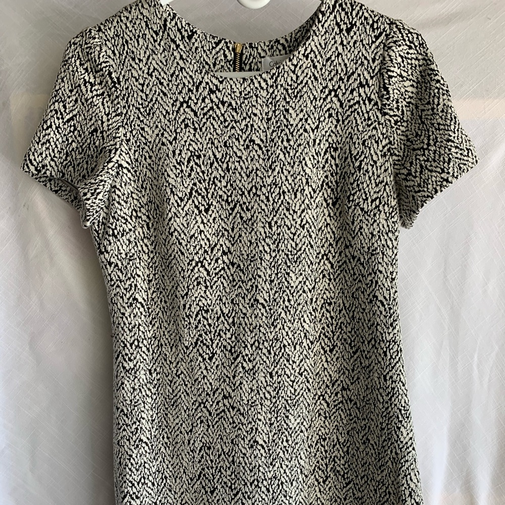 Calvin Klein black & white dress super cute!